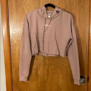 Gym shark cropped hoodie